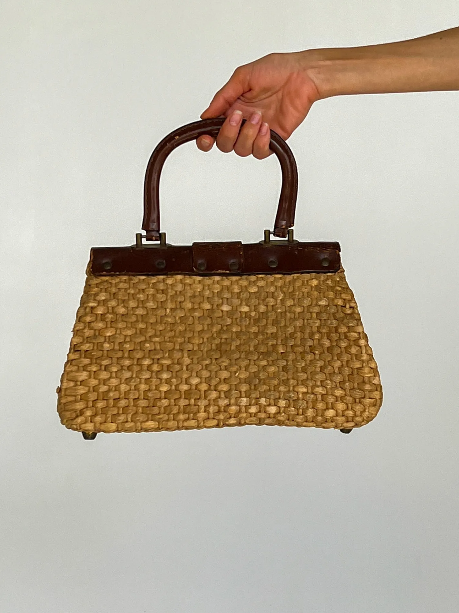 1940s Basket Purse