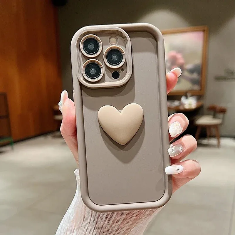 3D Heart iPhone Case