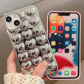 3D Heart iPhone Case