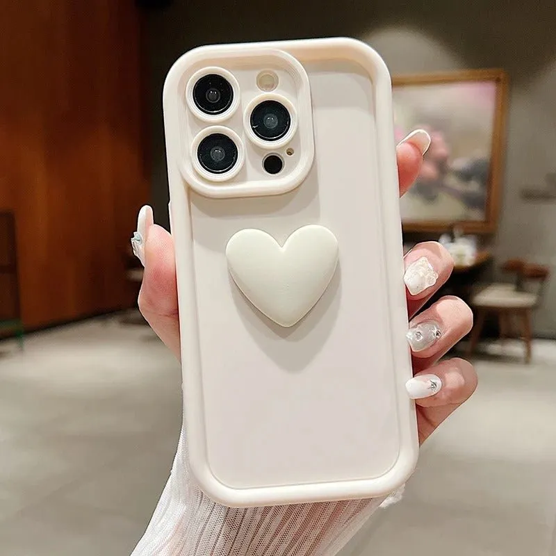 3D Heart iPhone Case