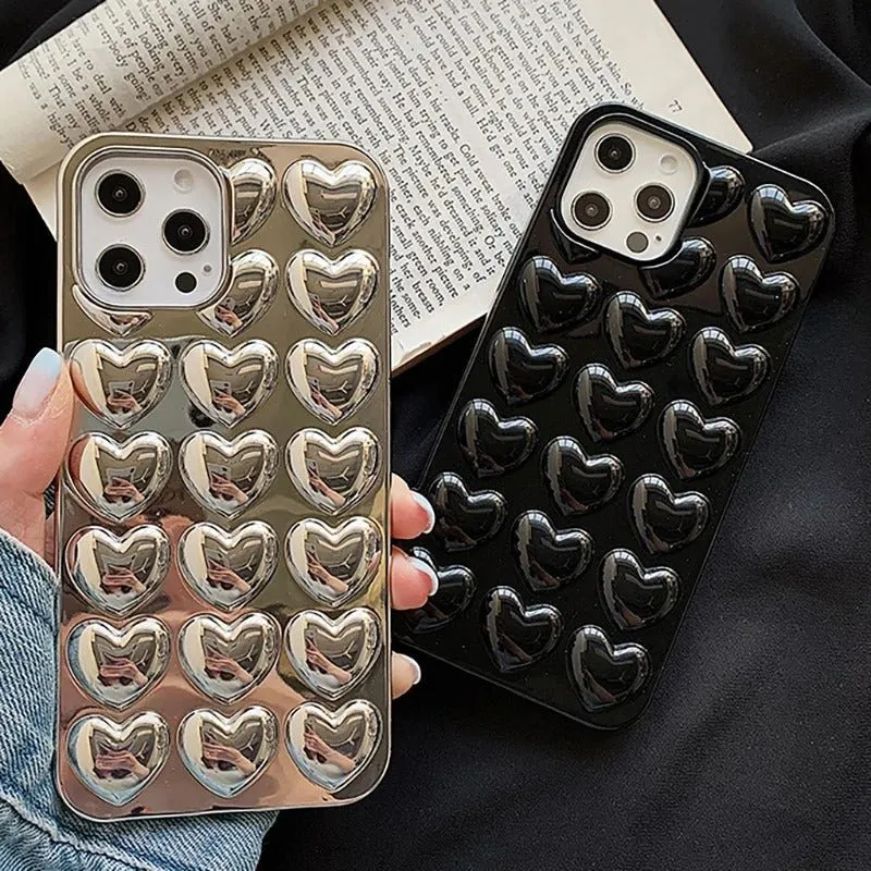 3D Heart iPhone Case