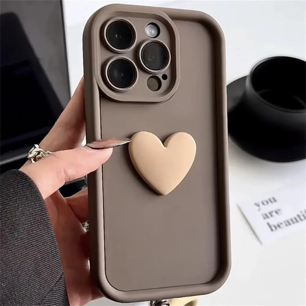 3D Heart iPhone Case