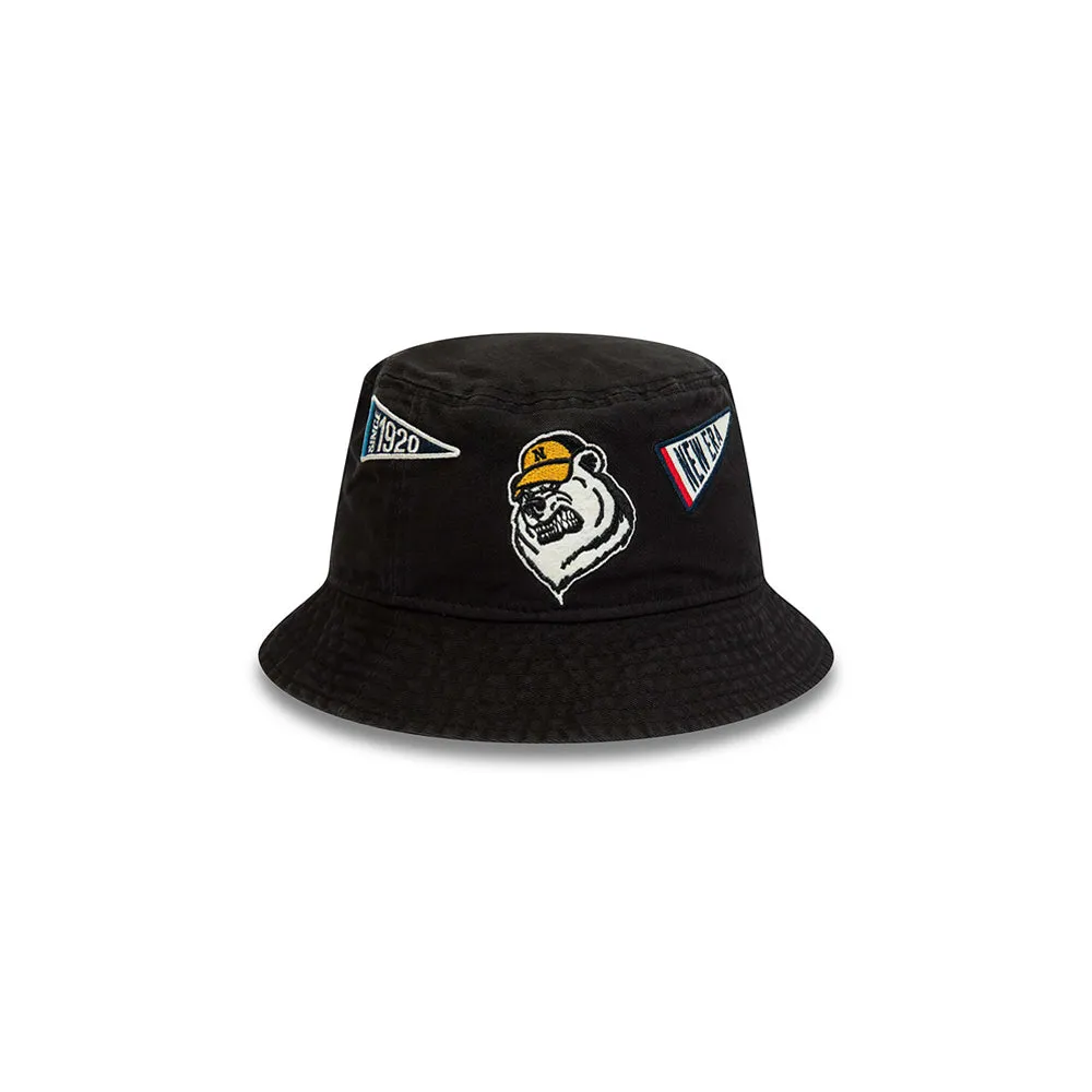 All Over Patch Bucket (Black)