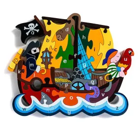 Alphabet Pirate Ship Jigsaw Puzzle