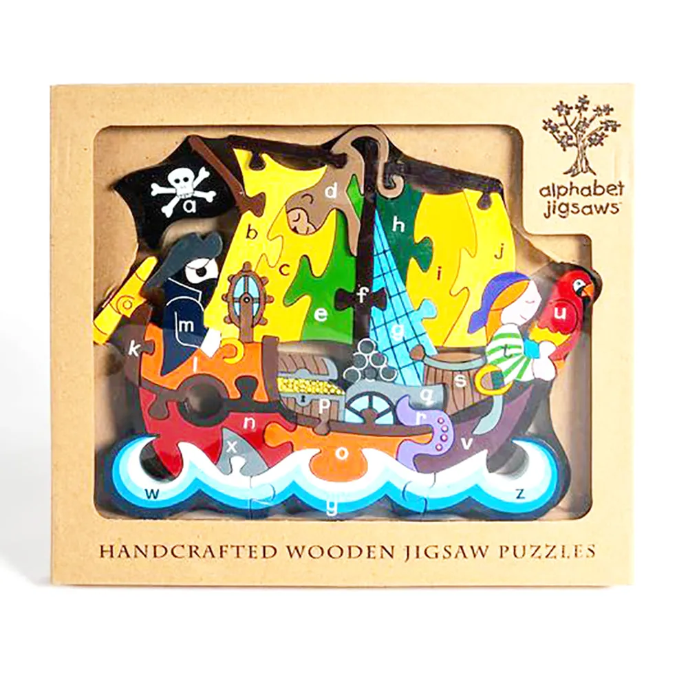 Alphabet Pirate Ship Jigsaw Puzzle