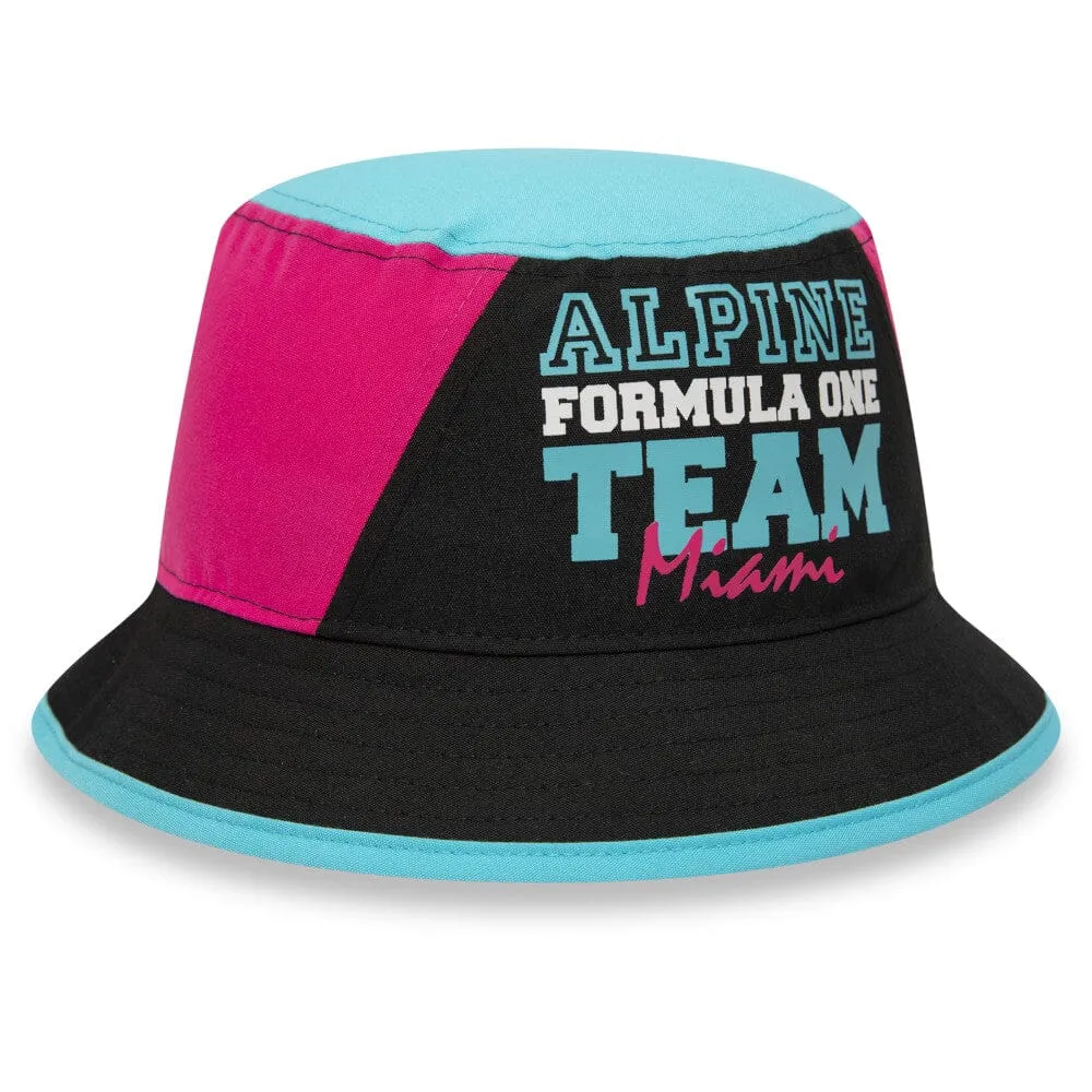 Alpine Racing F1 New Era 9forty Special Edition Miami Bucket Hat