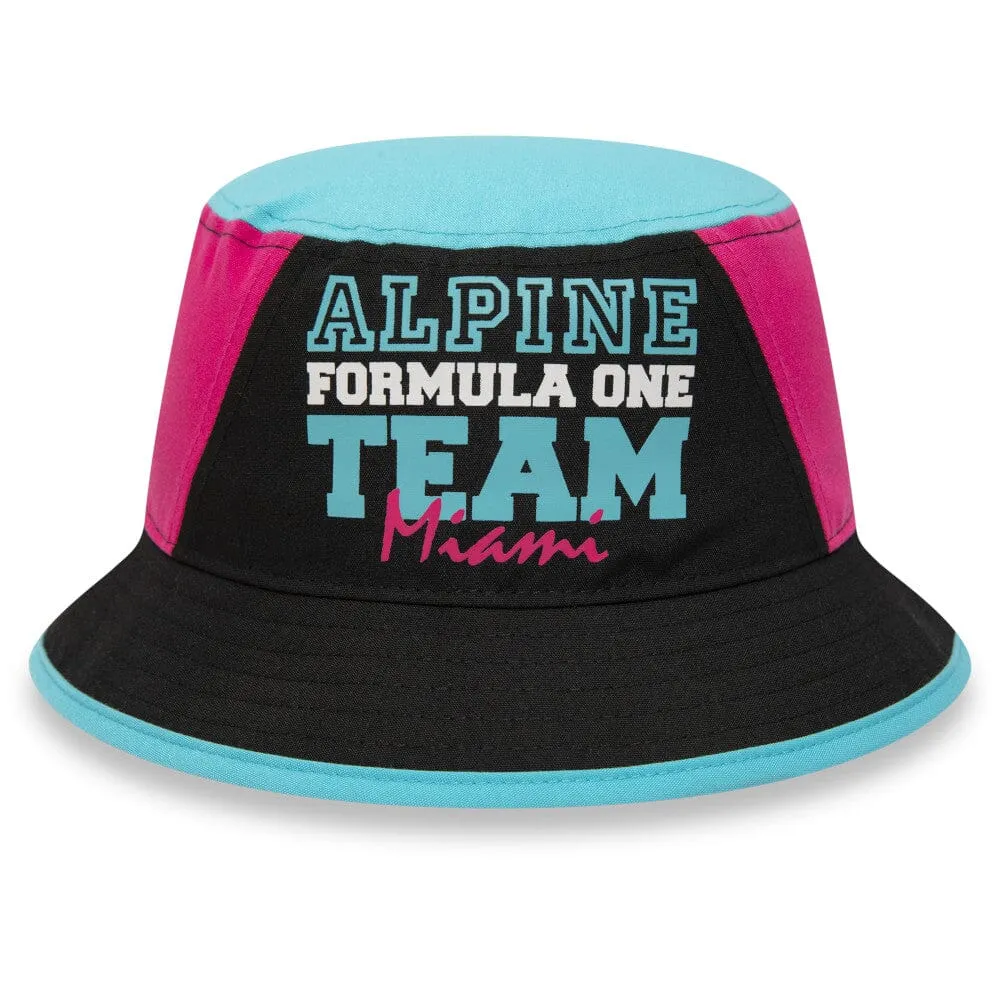 Alpine Racing F1 New Era 9forty Special Edition Miami Bucket Hat