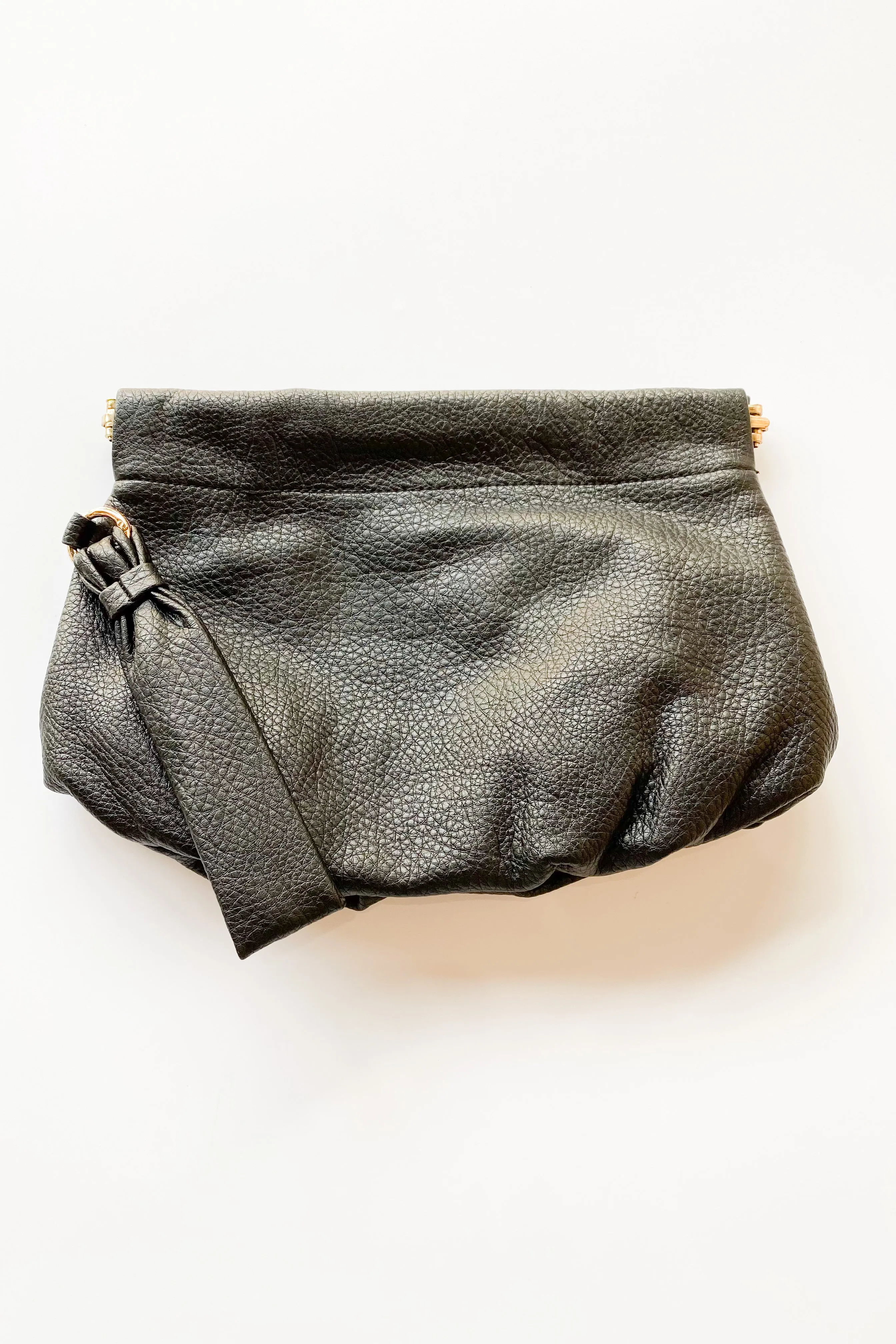 arden snap frame wristlet