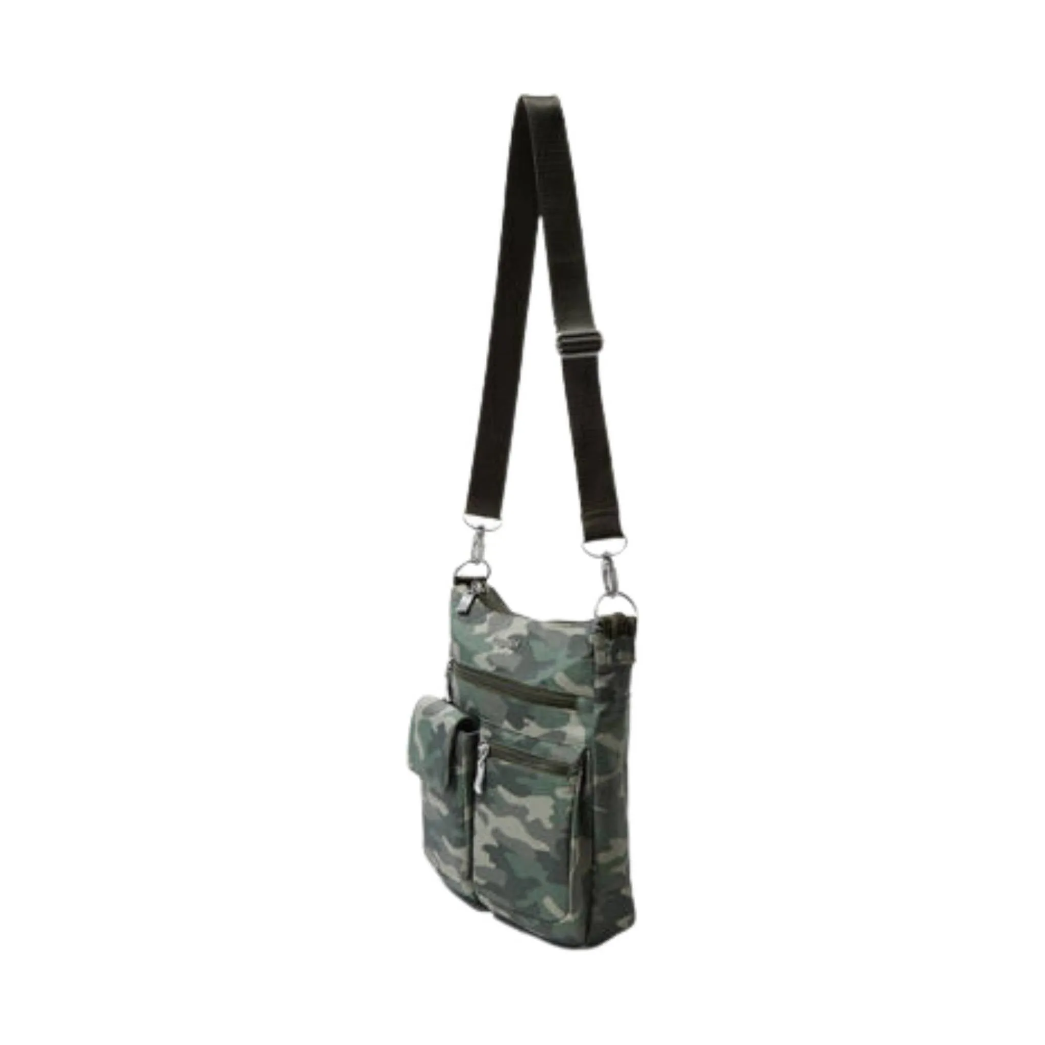 Baggallini Modern Everywhere Slim Crossbody - Olive Camo