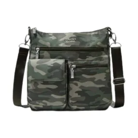 Baggallini Modern Everywhere Slim Crossbody - Olive Camo