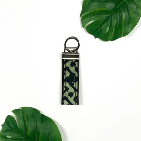 Batik Key Fob - Forest Arabesque