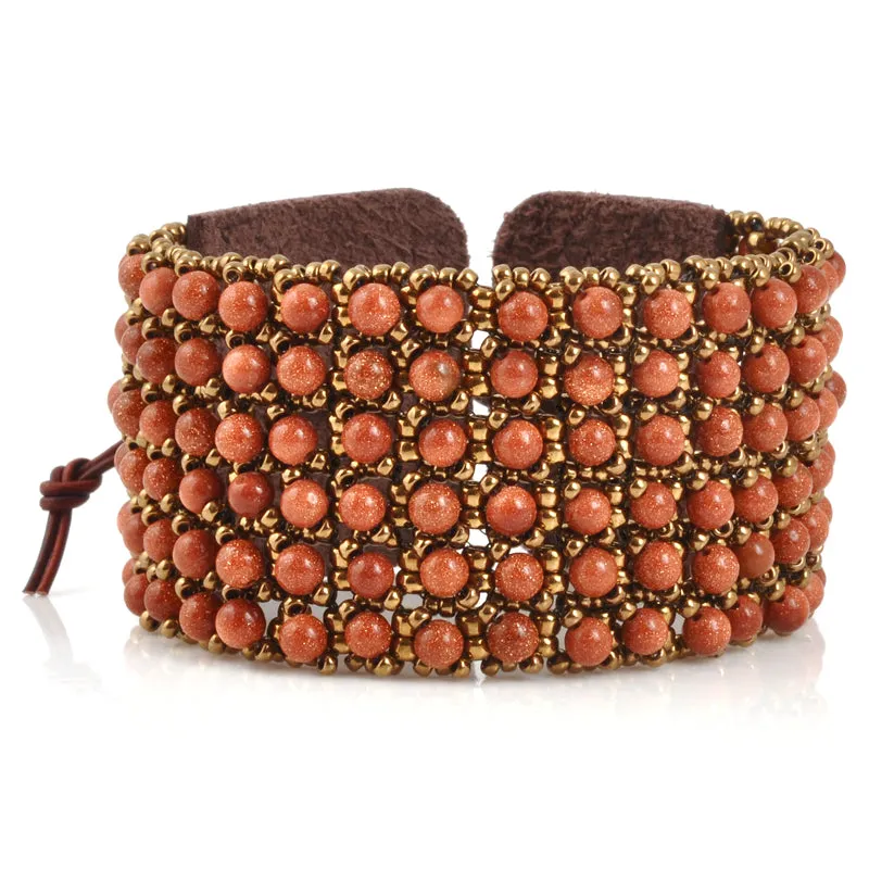 Bead Kits-Leather And Lace-Goldstone-Kit Only-Pattern Sold Separately