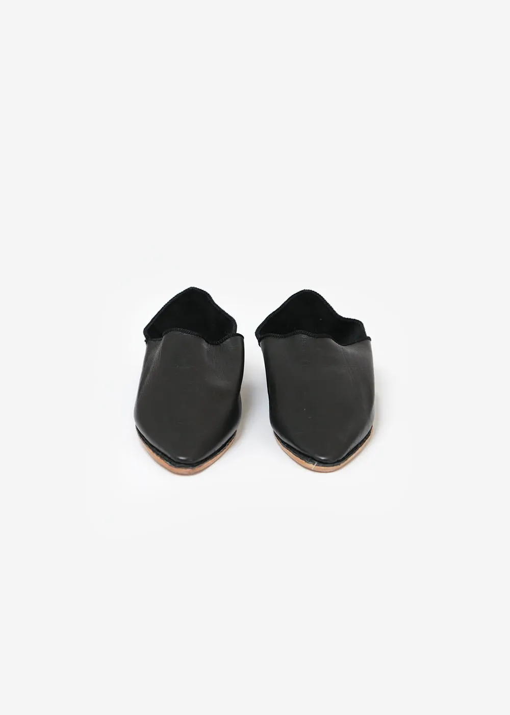 Black Massa Leather Glove Shoe