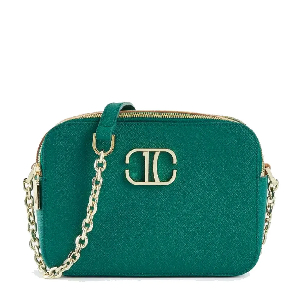 Borsa Donna a Tracolla 1A Classe Alviero Martini linea Rich Bag colore Verde Smeraldo GV99