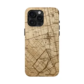 Brampton map premium phone case