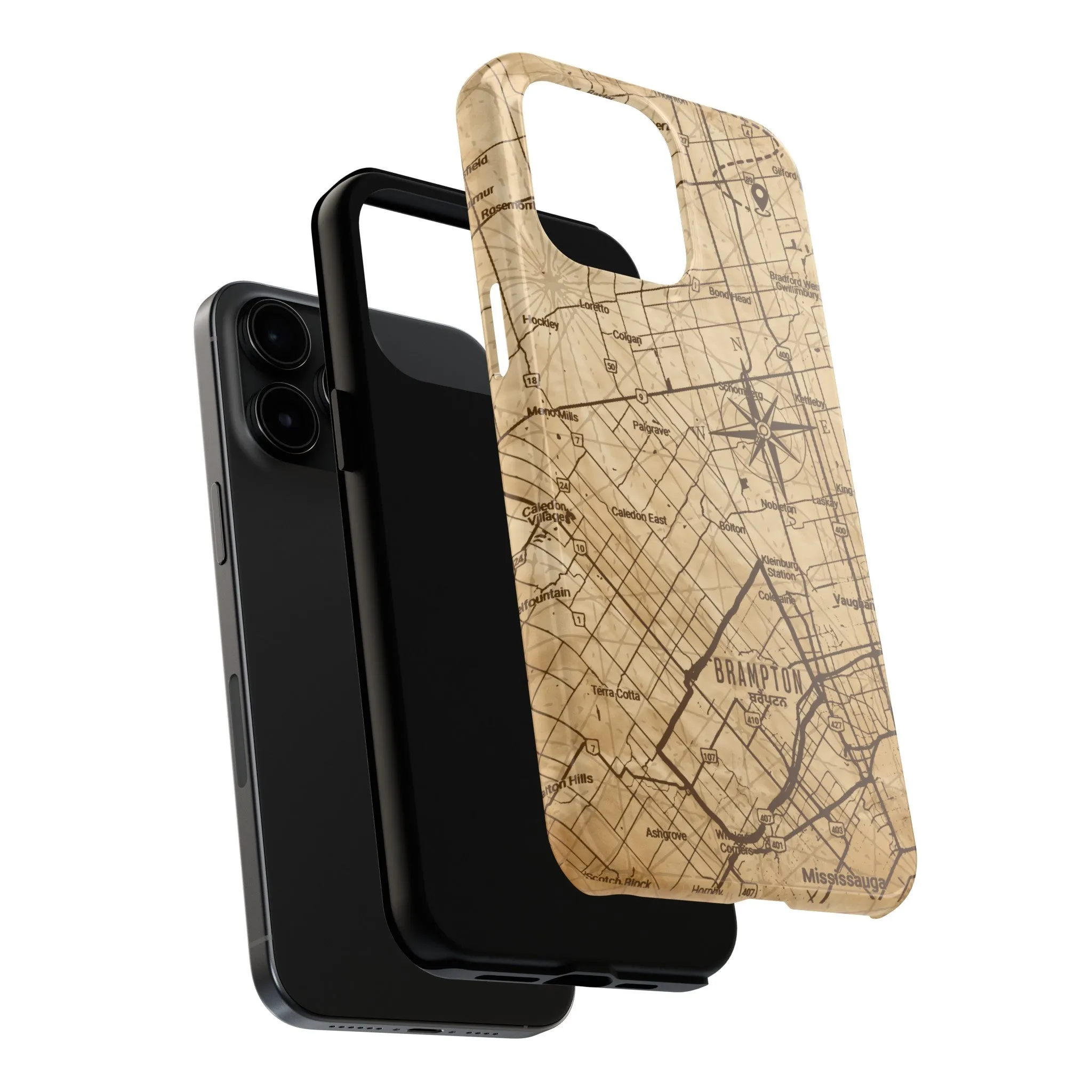 Brampton map premium phone case