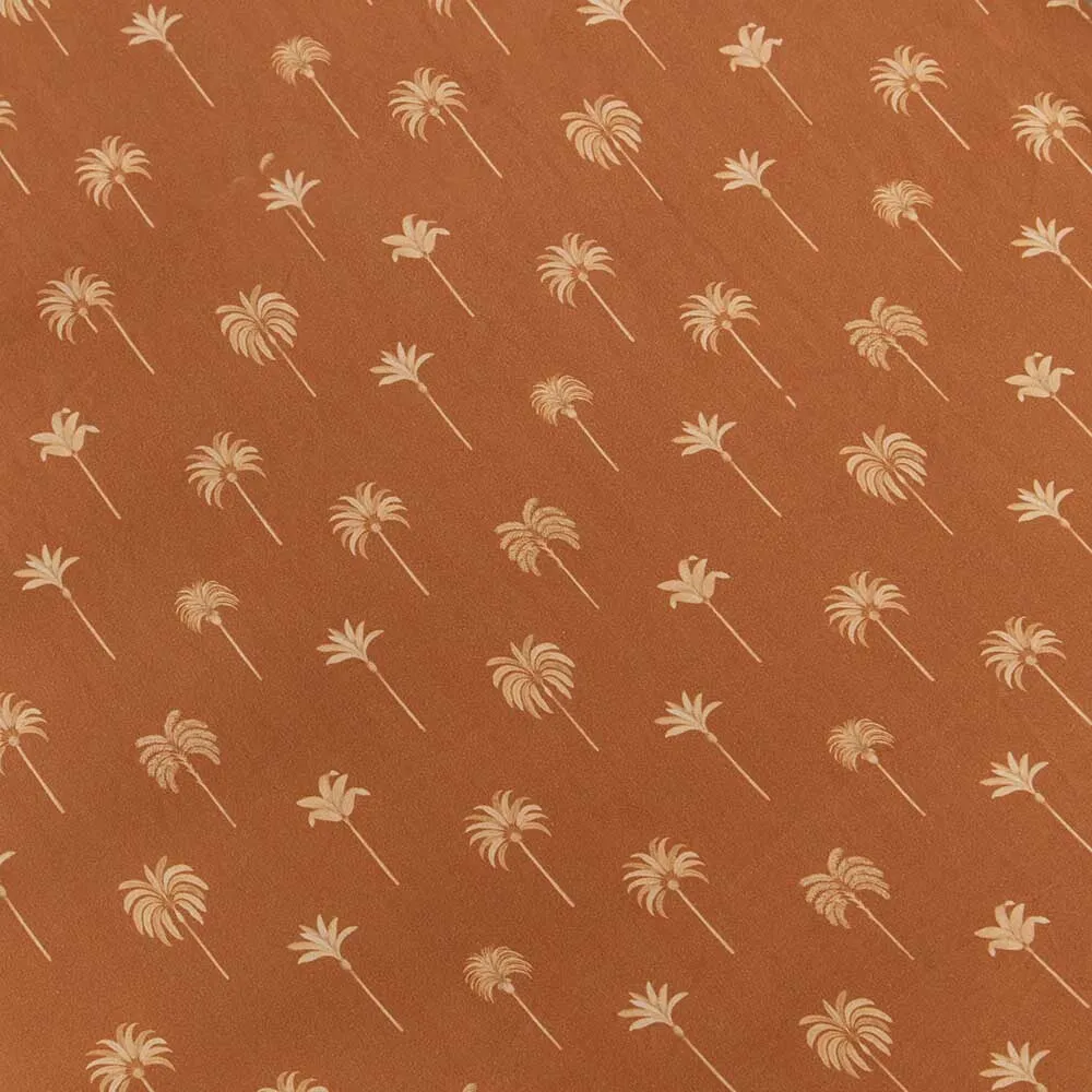 Bronze Palm | Fitted Cot Sheet