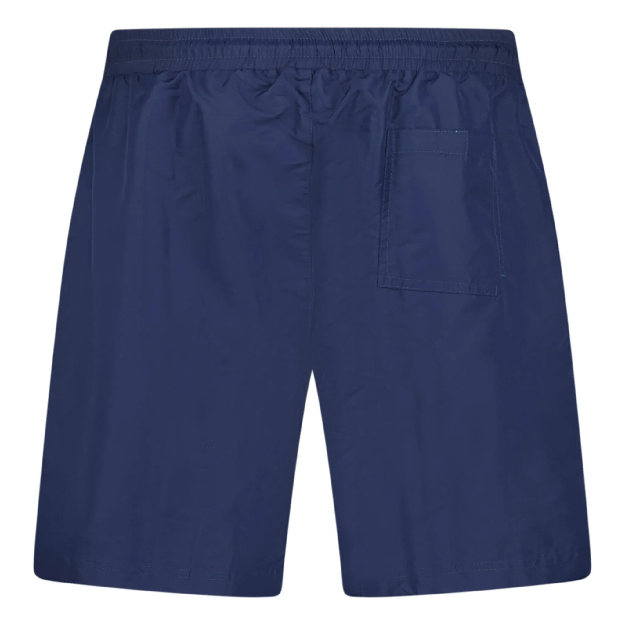 BRUNELLO CUCINELLI LOGO SWIM SHORTS NAVY