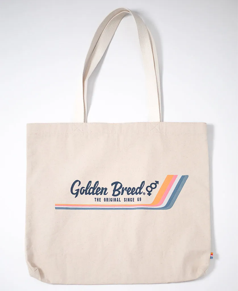 Canvas Beach Bag Retro | Natural