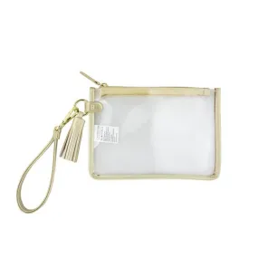 CD Clear Wristlet