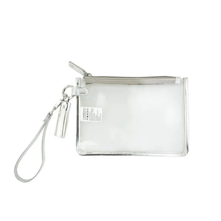 CD Clear Wristlet