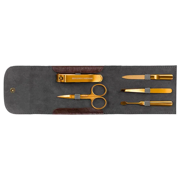 Charcoal Canvas Manicure Set