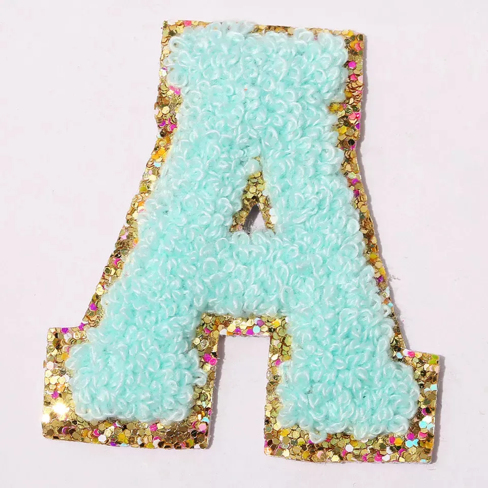 Chenille Letter Patch - Varsity Letter Patch - In Stock