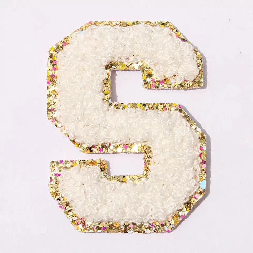 Chenille Letter Patch - Varsity Letter Patch - In Stock