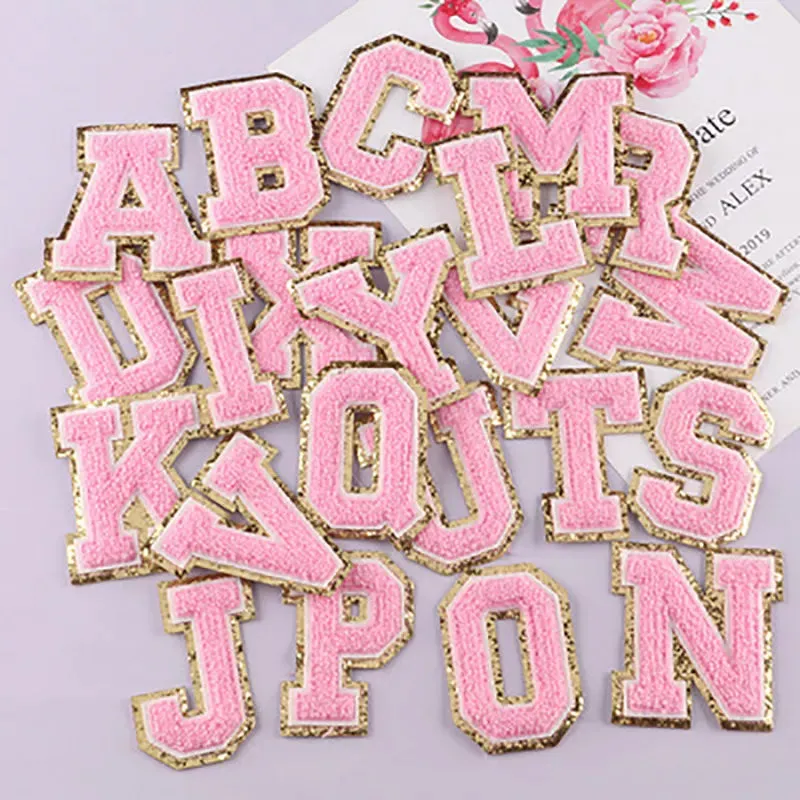 Chenille Letter Patch - Varsity Letter Patch - In Stock