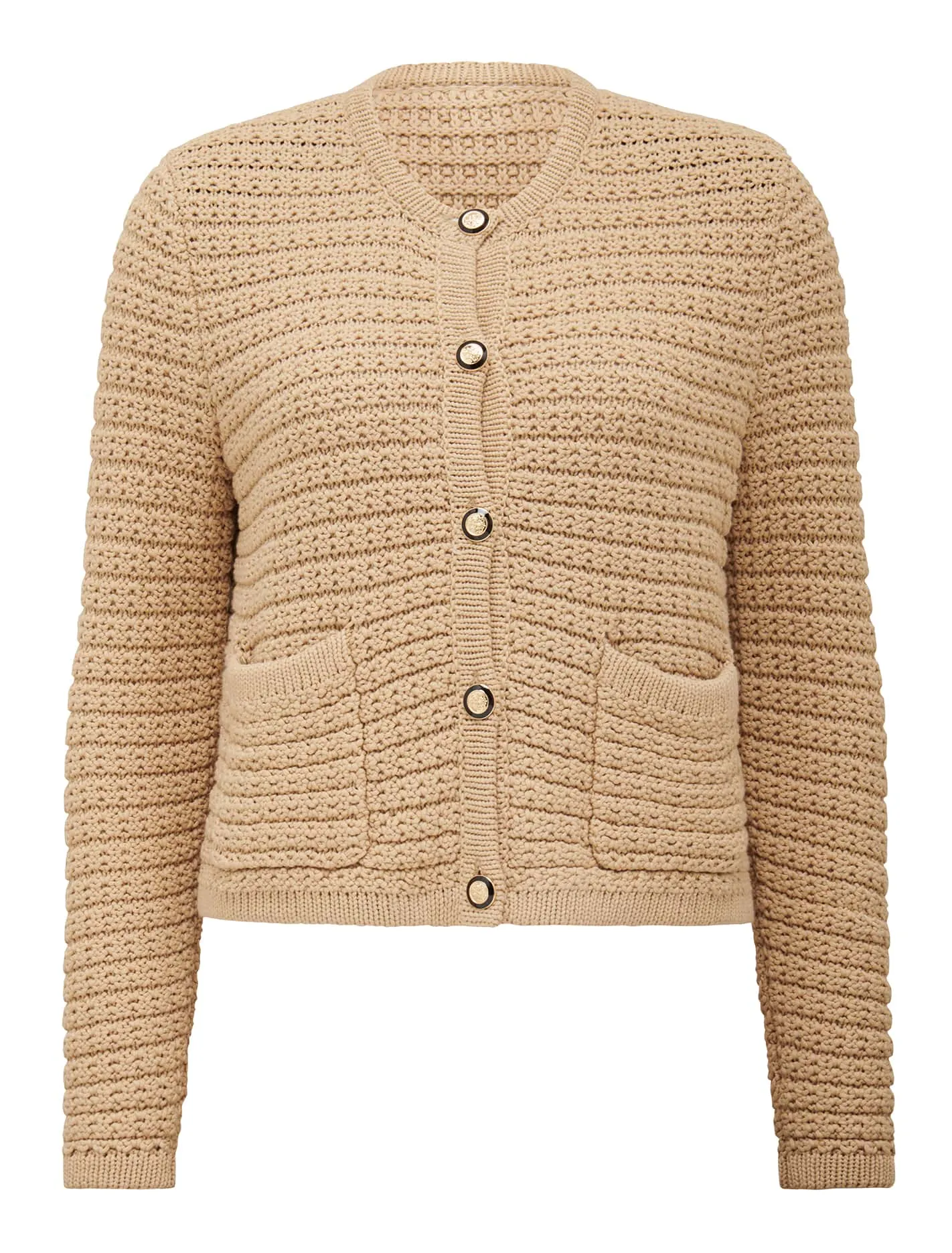 Chloe Petite Textured Knit Cardigan