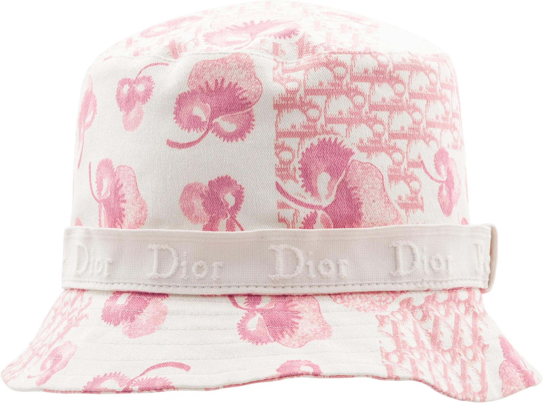 Christian Dior Diorissimo Resort 2005 Logo Flowers Bucket Hat