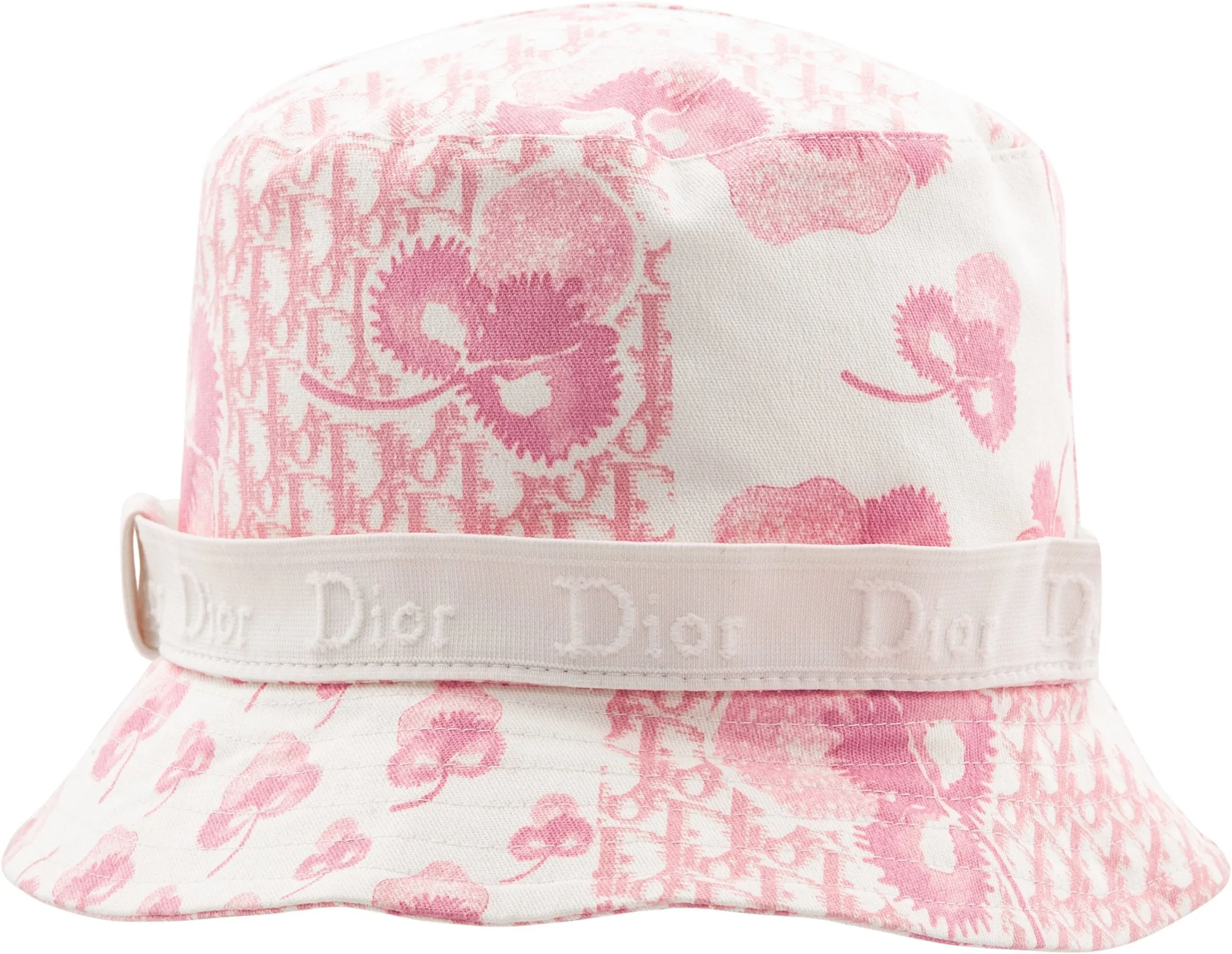 Christian Dior Diorissimo Resort 2005 Logo Flowers Bucket Hat