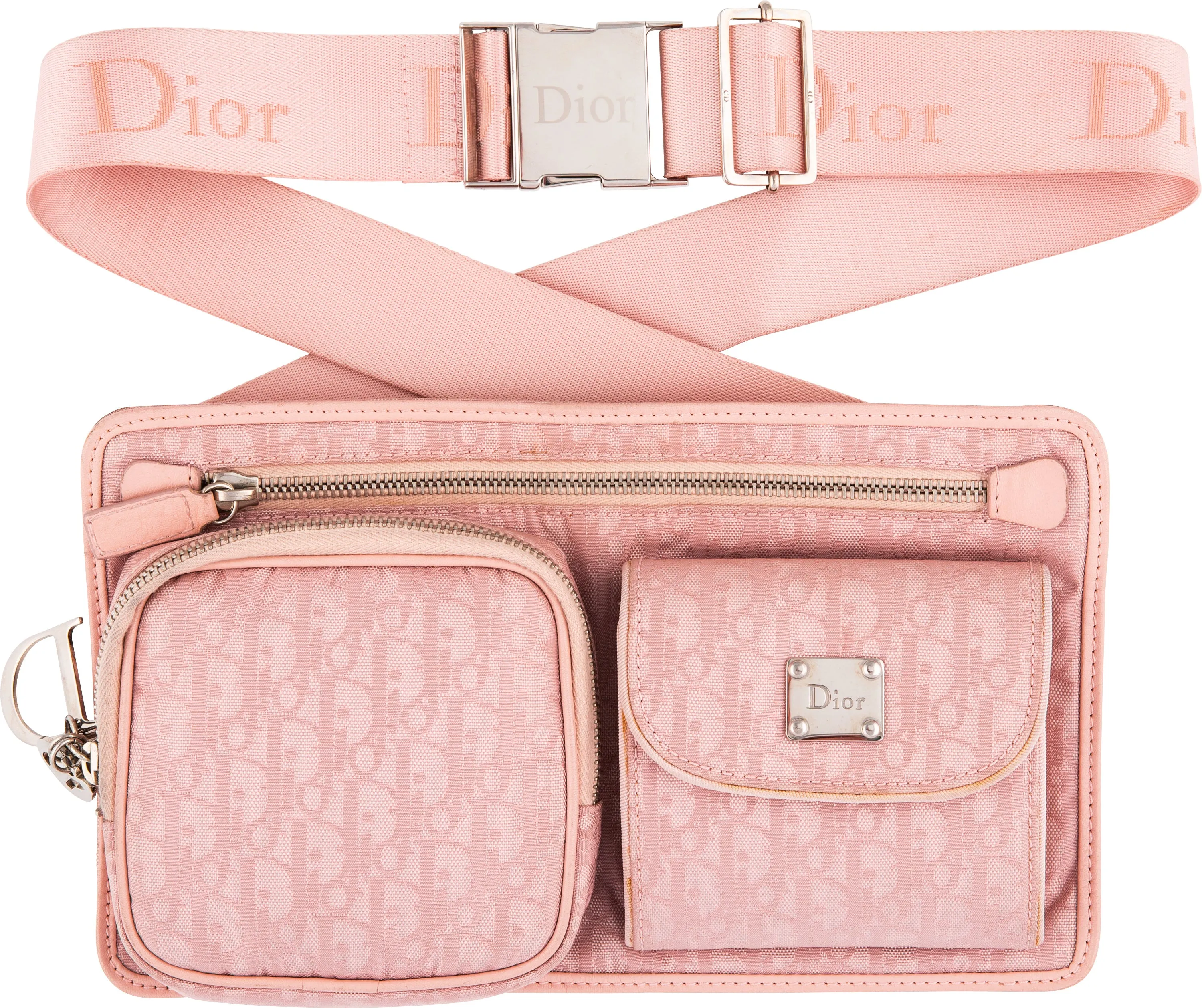 Christian Dior PInk Diorissimo Crossbody Belt Bag