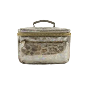 Classic Train Case - Glimmer Leopard