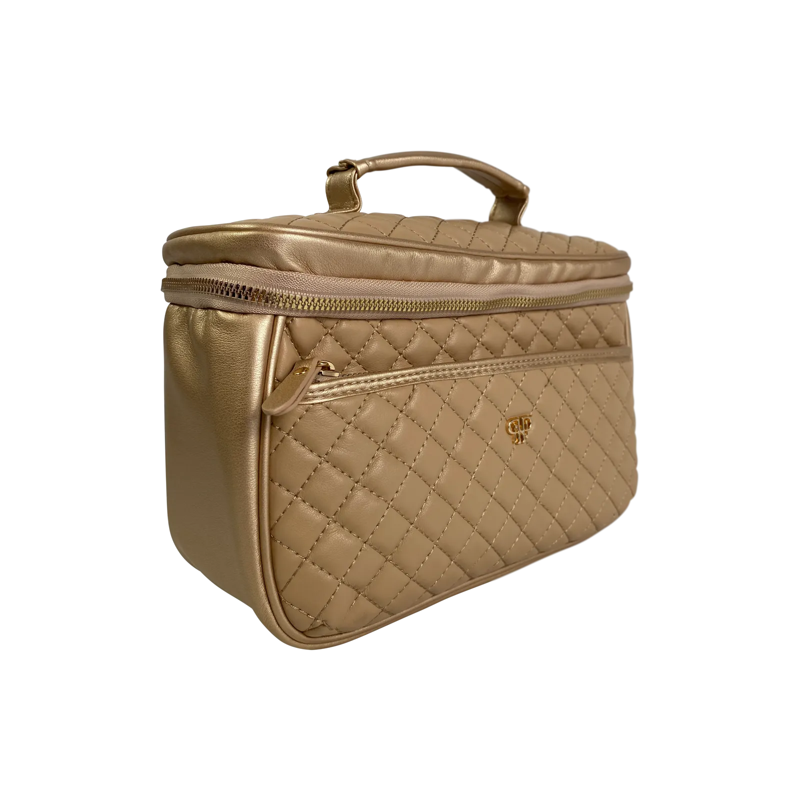 Classic Train Case - Nude & Gold