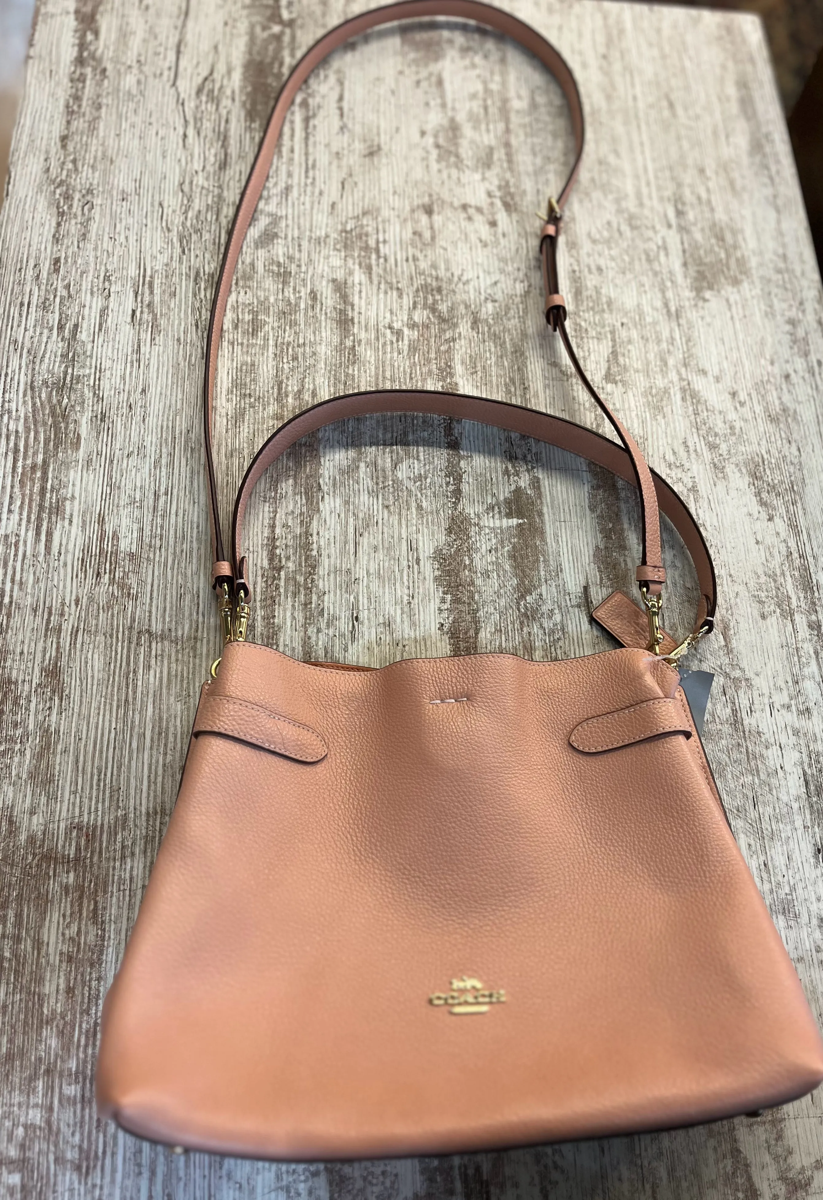 Coach “Hanna” Pink Handbag