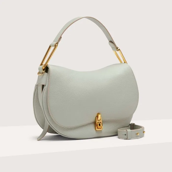 COCCINELLE MAGIE  LEATHER HANDBAG IN CELADON GREEN