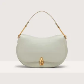 COCCINELLE MAGIE  LEATHER HANDBAG IN CELADON GREEN