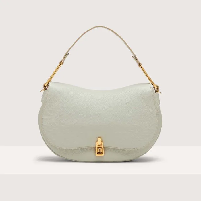 COCCINELLE MAGIE  LEATHER HANDBAG IN CELADON GREEN