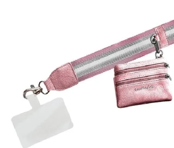 Crossbody Phone Holder - Pink