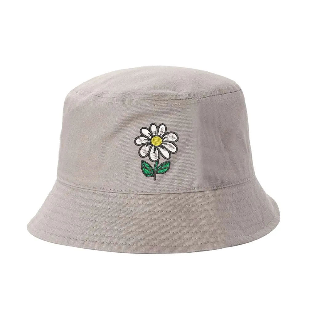 Daisy Stem Bucket Hat - Spring Bucket Hat