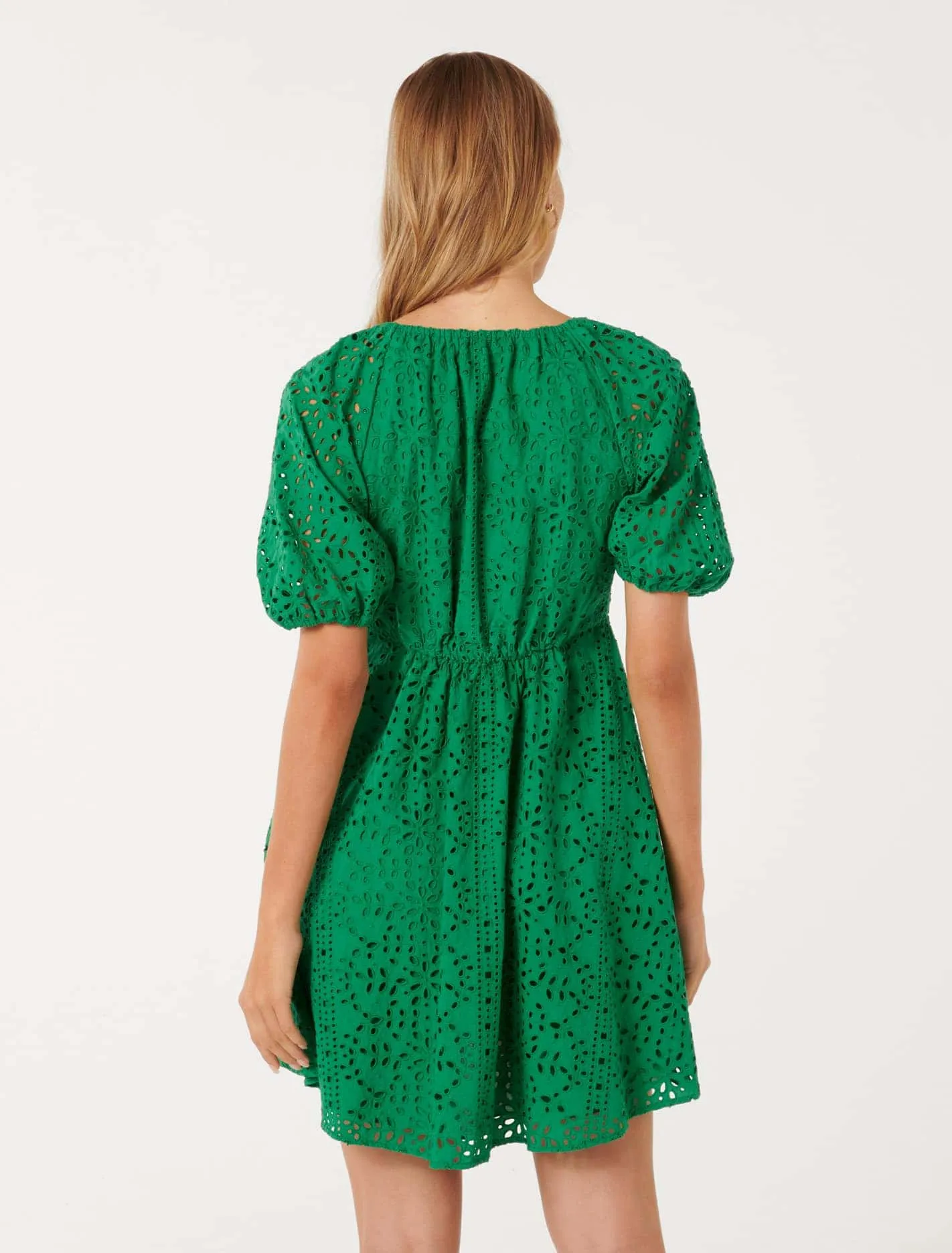 Darcie Embroidered Mini Dress