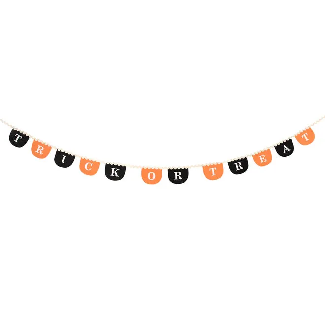 Decorations - Trick Or Treat Fabric Garland