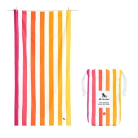 Dock and Bay XL Summer Peach Sunrise Beach Towel