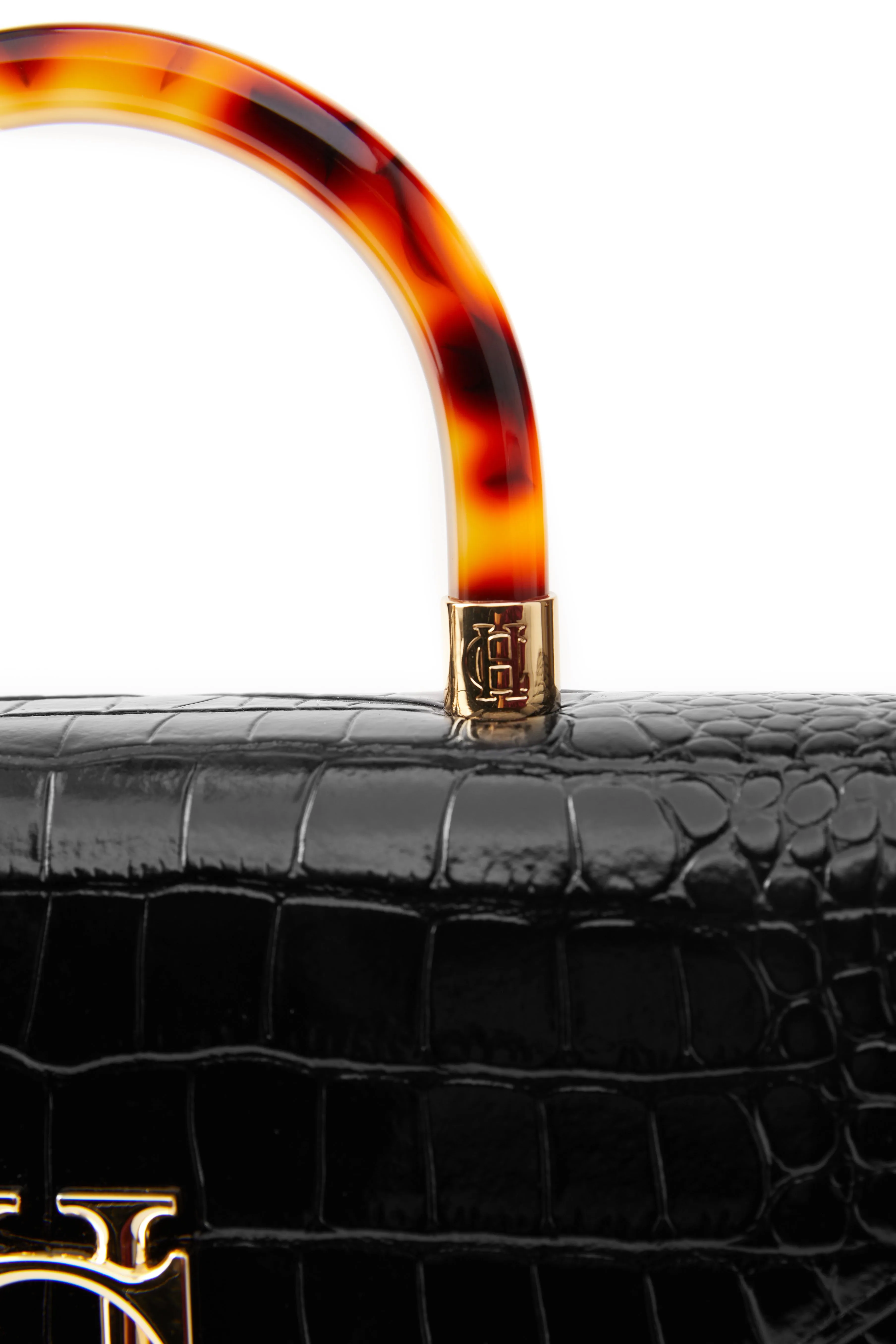 Dowdeswell Bag (Black Croc)