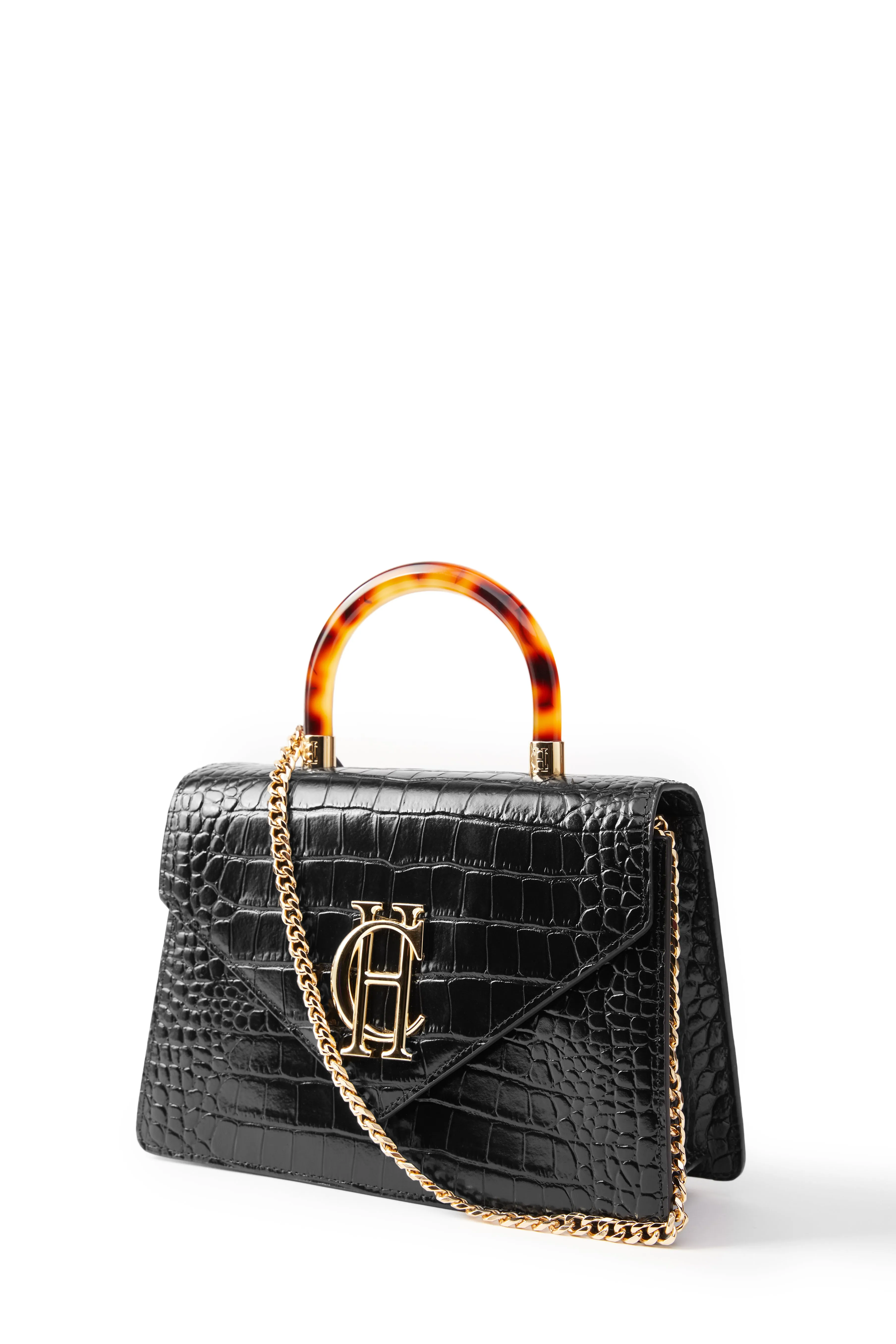 Dowdeswell Bag (Black Croc)