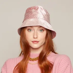 Eugenia Kim Charlie Hat in Blush Velvet