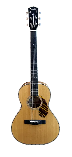 Fender Paramount PS-220E Parlor Acoustic Guitar W/ Hard Case