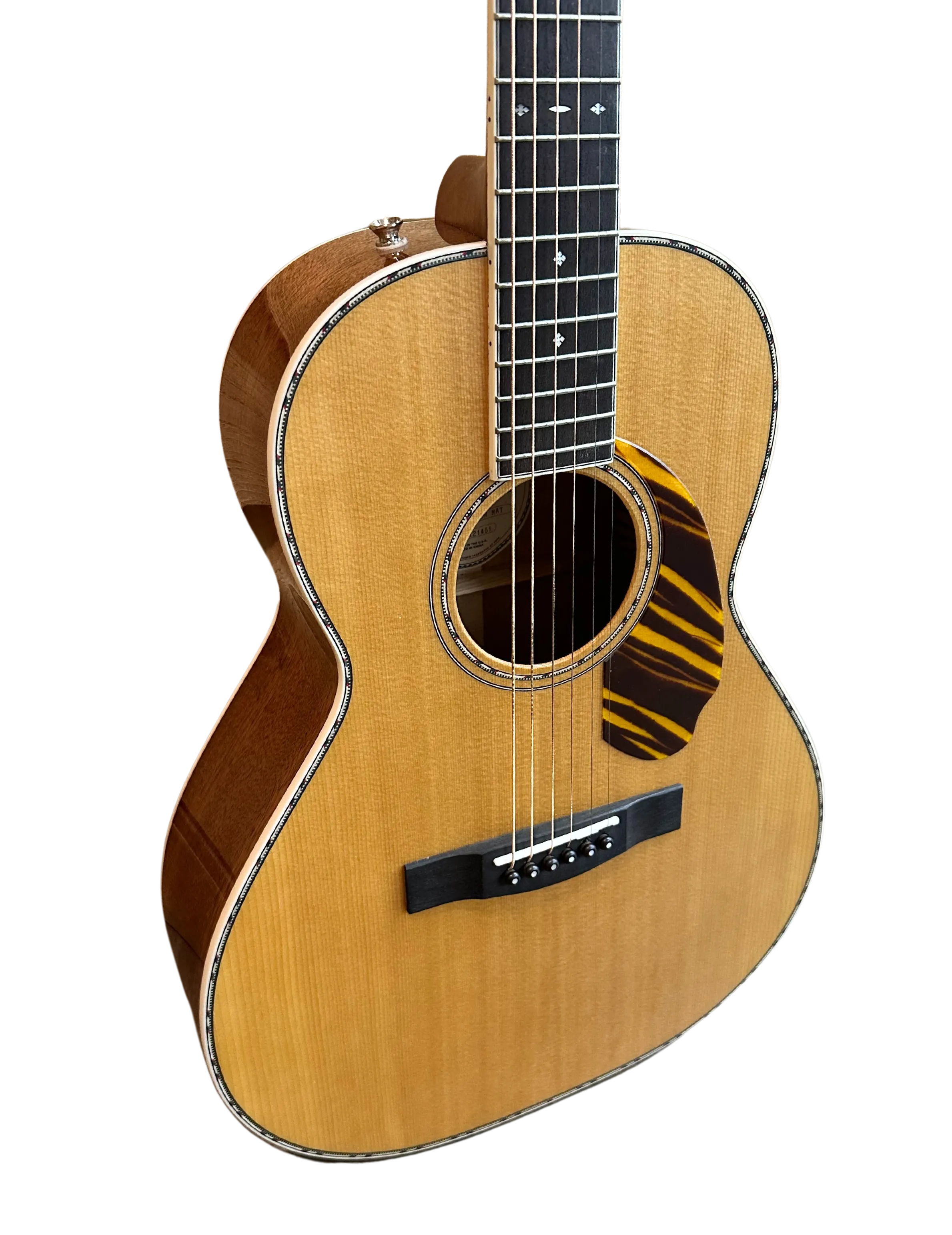 Fender Paramount PS-220E Parlor Acoustic Guitar W/ Hard Case