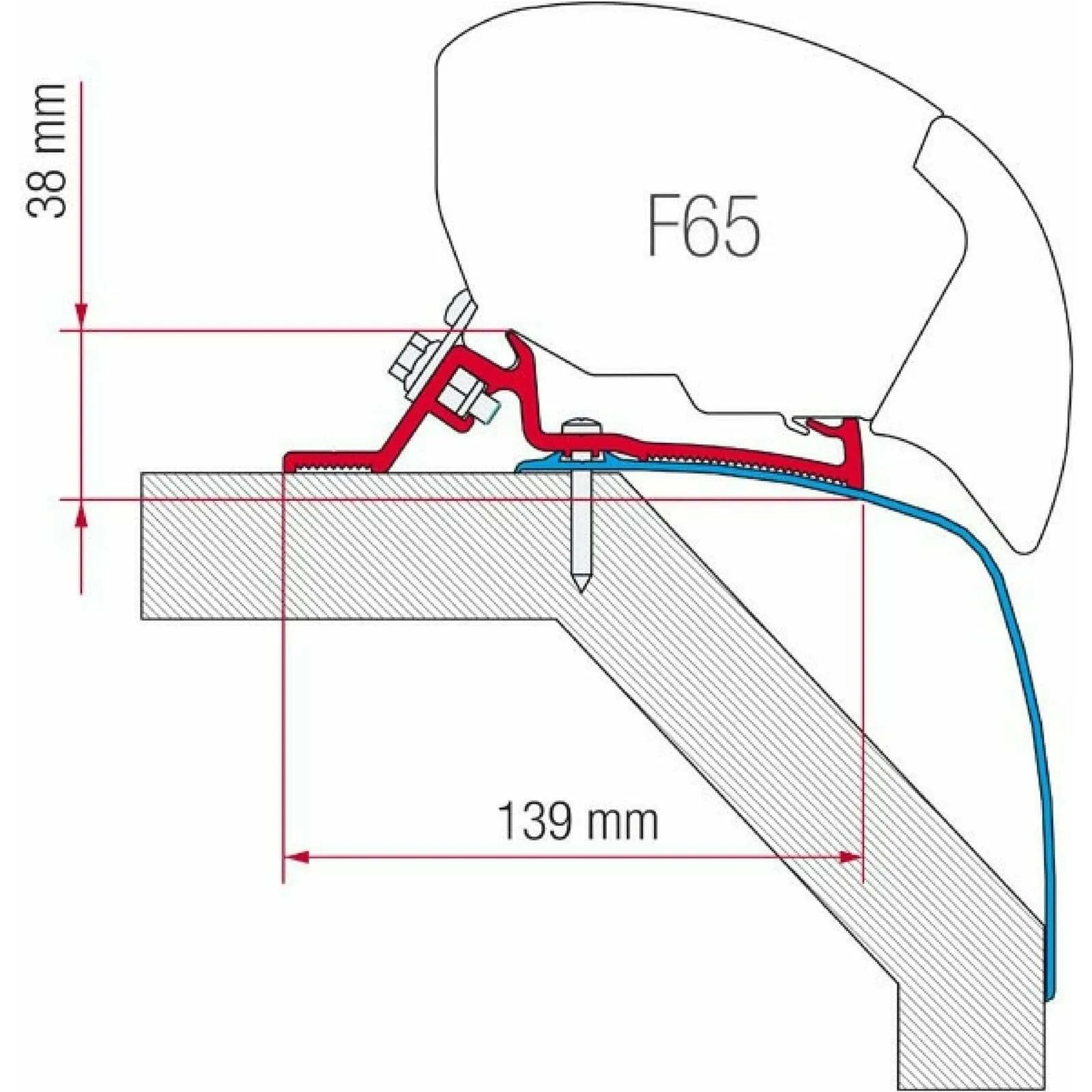 Fiamma Laika Rexosline Awning Adapter Kit